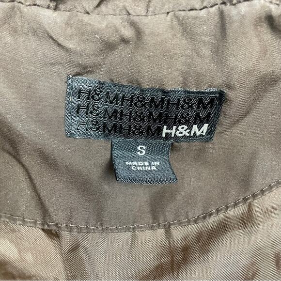 H&M Hooded Brown Winter Snow Jacket Women’s Size S - Picture 4 of 6